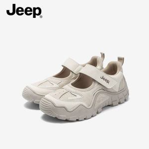 Jeep tinh thần Mary Jane có đế dày thiết kế ngoài trời mới với một Giày thể thao phụ nữ Velcro mũi tròn xấu xí và dễ thương