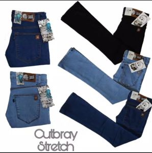 Celana Jeans Cutbray Pria Hitam premium