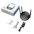 WAVLINK AC1200 Dual Band 5 GHz + 2.4 GHz WiFi Router, Wireless Internet Router for Home and Gaming with WAN/LAN Gigabit Ethernet Ports, 4 x 5 dBi High-Gain Antennas, Supports Router / AP / WISP Mode. 