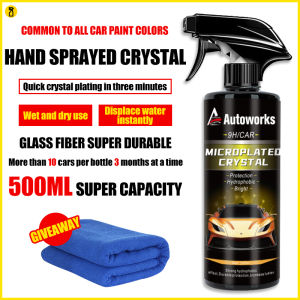 Autoworks 500ml nano ceramic coating for car car wax diamonds coating nano coating for car nano car coating spray graphene coating car coating ceramic car coating nano ceramic diamonds ceramic coating graphene ceramic coating 镀膜剂