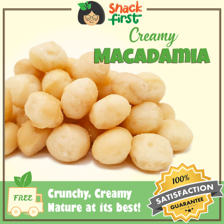 SnackFirst Macadamia Nuts (Raw/Baked/Himalayan Sea Salt) 200g/1kg