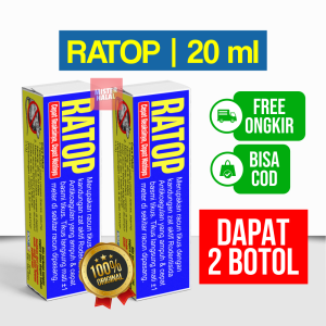 RATOP RACUN TIKUS AMPUH Mati Kering Tidak Berbau Tidak Meninggalkan Bau Bangkai Menyengat Pembasmi Tikus Mati Secara Massal Langsung Mati di Tempat