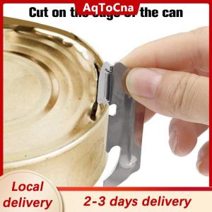 [COD] AqToCna Ship within 24 hours Foldable 2 In 1 Polished Stainless Steel Finish with The Utili-key Multi-function Can Opener Mini Openers kitchen accessories