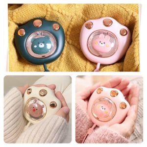 Máy sưởi ấm mini cầm tay đa năng hình chân mèo Pin sạc Máy Sưởi Ấm Mini Cầm Tay 2400Mah Hình Chân Mèo Thông Minh Nhỏ Gọn