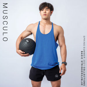 Musculo Basic stringers for body builder เสื้อกล้ามเพาะกายทรงสายเดี่ยว