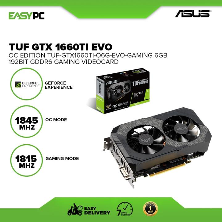Graphics Card Asus Tuf Geforce Gtx 1660 Ti Gaming EasyPC Asus TUF