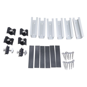 6Pcs Thực Tế Solars Bảng Điều Chỉnh Chân Đế Thiết Lập Thích Hợp Cho Mái Phẳng Mái Nhà Mái Ngói Mái Thuyền Du Thuyền