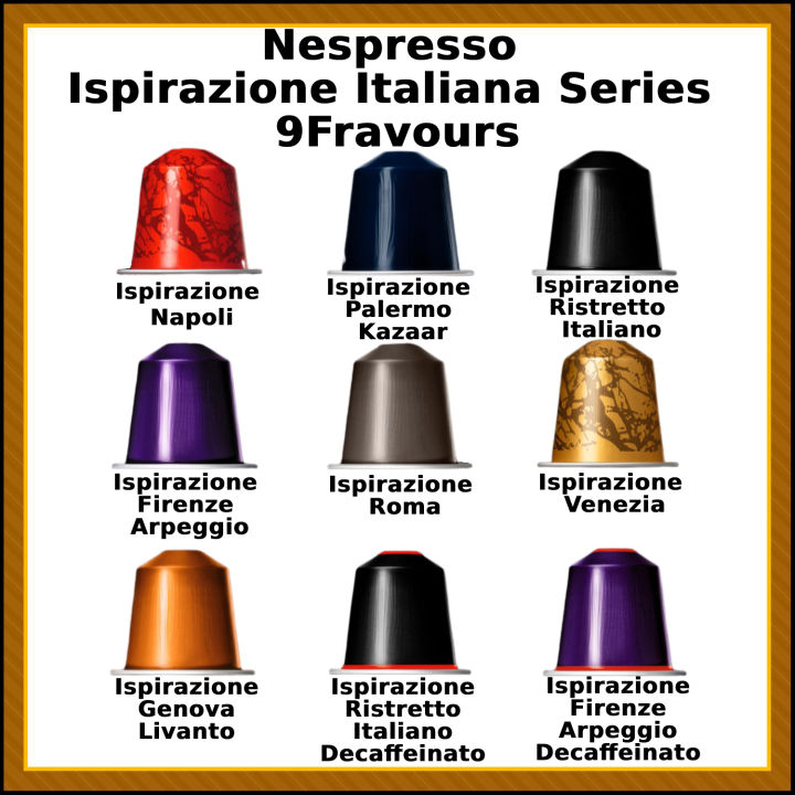 NESPRESSO] Coffee Capsule Ispirazione Italiana Series Flavours
