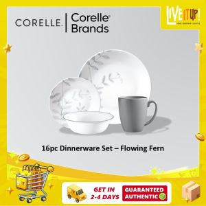 CORELLE 16pc Dinnerware Set – Flowing Fern