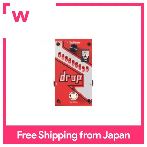 ギター DIGITECH Drop DigiTech Drop Polyphonic Drop-tune Pitch-shift Pedal - Red
