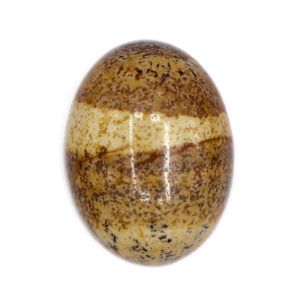 Natural Picture Stone 13x18mm-15x20mm Gemstone Cabochon DIY Ring Batu Cincin Accessories Oval Flatback Stone Cabochons