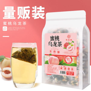 [SG READY STOCK] Peach Oolong Tea Nourishing Skin/DetoxBeauty (175g/50BAGS) 蜜桃乌龙茶 三角包茶 白桃乌龙水蜜桃茶苹果干泡茶 - 排毒美容/养颜润肤