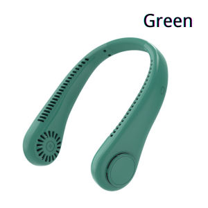 Silicone hanging neck fan portable lazy outdoor sports silent hanging neck fan 挂脖风扇