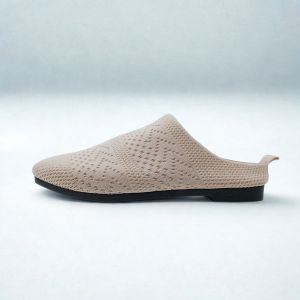 Soft Knitted Comfort Insole Women Flats Shoes Mules SIze 36-41 Kasut Rata Wanita By Shoe Factory Malaysia