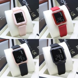 (BISA COD) Jam Tangan Wanita Alexandre Christie AC 9332 AC9332 Original Garansi Resmi 1 Tahun - Tali Rubber
