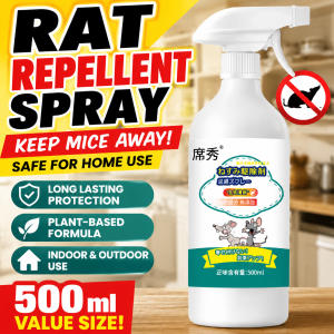 500Ml Rat Repellent For Home Spray Keep Mice Away Safe for Home Use Long Lasting Protection Plant-Based Formula Indoor & Outdoor Use 500ml Value Size