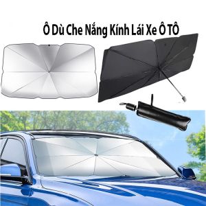 Ô Dù Cách Nhiệt Che Chắn Nắng Kính Lái Xe Dành Cho Ô Tô Xe Hơi Loại Cao Cấp Dùng Bên Trong Xe
