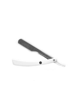 Parker - PTW Straight Razor Push Type White Resin Handle