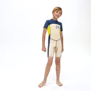 [Warrior2] Childrens 2mm Wetsuit Warm Swimsuit Boy Cold-Proof Thermal Snorkeling Surfing Diving Suit Jellyfish Clothing Swimsear