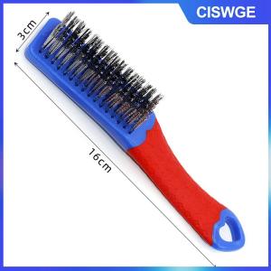 CISWGE Dây bàn chải lông bàn chải Nano bàn chải lụa W Silicone xử lý Grip cho rỉ sét wielding xỉ bụi bẩn sơn chà với làm sạch sâu