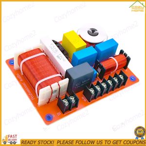 [CY] 500W Speaker Audio Frequency Divider High Medium Low 3 Way High-Low Frequency Crossover Module for Home Theater Speaker Upgrade