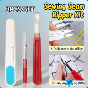 LoviRa 3Pcs/set Sewing Seam Ripper Kit Sewing Craft Stitch Thread Unpicker &Seam Ripper&Thread Scissor