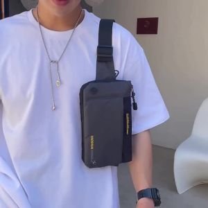 Ống đạn đeo chéo nam mới túi đeo hông thời trang túi thể thao đơn giản cho nam