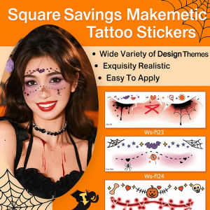 Makeup Effect Booster Stickers Instant Dramatic Look For Masquerade Balls & Quirky Parties Reusable Tattoo Decals For Fun Nights