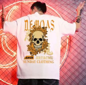 [HCM]Áo Thun Nam Nữ Form Rộng Tay Lỡ Hàn Quốc In Hình ĐẦU LÂU VÀNG Độc Đẹp Thiết Kế Thời Trang Đường May Tinh Tế Vải Dày Mịn Mát