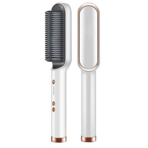 Lược Điện Chải Tóc 6 Mức Nhiệt Tạo Kiểu Chuyên Nghiệp Đa Năng Uốn Thẳng Uốn Cong Tóc Không Gây Khô Tóc