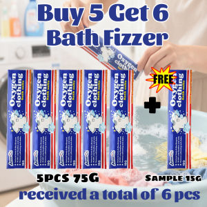 Buy 5 Get 6 Oxygen Powder Detergent Make your Shirt whiter & Brighter Stain Removal Mild Formula