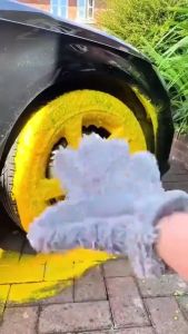 Thickened double-sided car wash gloves microfiber waterproof household car wash tools