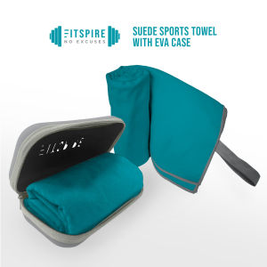 Fitspire Quick-Dry Cooling Towel Suede Microfiber | Sweat Absorbent Gym Towel for Workout Sports & Outdoor Use