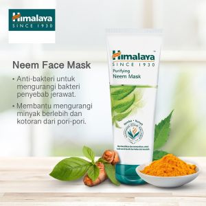 HIMALAYA Purifying Neem Mask 100ml-Masker Muka Untuk Jerawat Acne Skincare