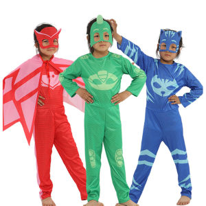 Kids Boys Girls Gekko Owlette Pajama Hero Costume Childrens Day Cosplay Clothes Children Birthday Party