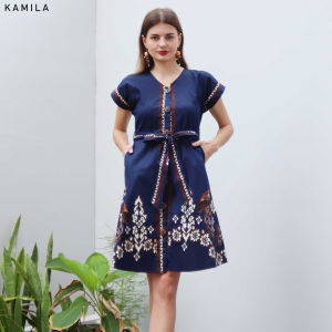 KAMILA DRESS JUMBO - DRESS BATIK WANITA