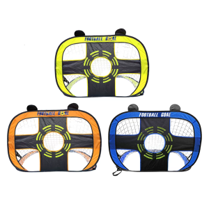 Nhiều khu vực đào tạo bóng đá Mục tiêu bao gồm cả khung mềm dẻo tuyệt vời polyster NET và kim loại mười hai năm mươi độ bền