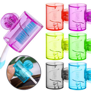 1/6Pcs Travel Toothbrush Head Covers Toothbrush Protector Cap Brush Pod Case Protective Portable Plastic Clip For Household Travel