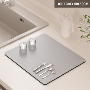 【DAILY ESSENTIAL】 Soft Absorbent Countertop Mat for Kitchen and Coffee Areas