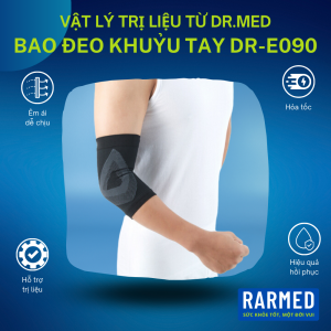 Bao đeo khuỷu tay nén 3 lần Dr.Med DR-E090 bảo vệ khuỷu bong gân trật xương - 3 Size