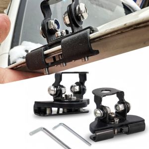 NOCASE Metal LED Work Light Bracket Clamp Design Bar Mounting Car Light Bracket Useful Mounting Clip Engine Cover Lamp Holder Auto Work Light Installation Tool