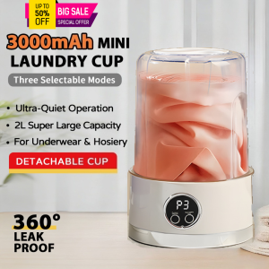 New Wireless Style Laundry Cup Underwear Mini Washing Machine Unplugged Portable Underwear Underwear Socks Mesin Basuh