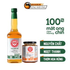 [Mua 1 tặng 1] Mật ong chín Honimore Hoa Miền Núi 630g - tặng hũ 360g - Tăng cường sức đề kháng