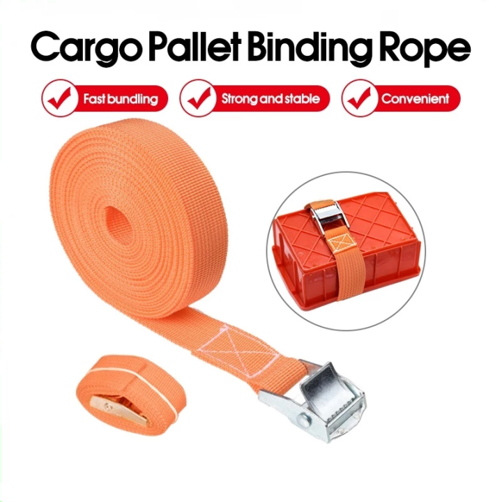 Heavy Duty Ratchet Tie Luggage Belt Buckle Tie-Down Cargo Strap Cargo ...