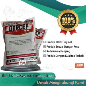 Insektisida Sistemik Gercep 75 SP 400 Gram Asefat 75% Obat Hama Ulat Kantong