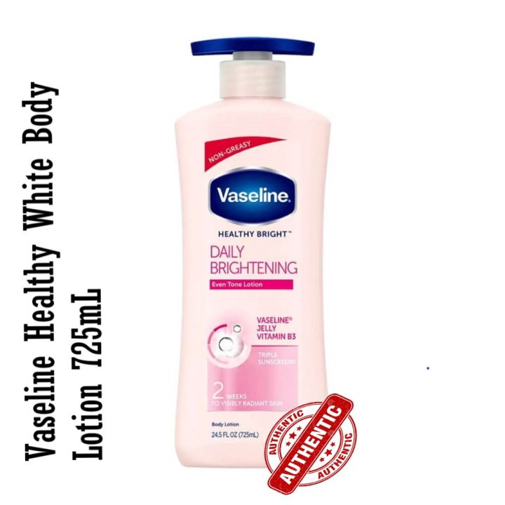 Vaseline Healthy White Body Lotion 725mL Lazada PH