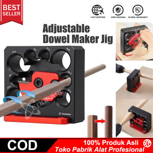 Pengaturan Pahat Dowel Pembuat Jig 8mm-20mm dengan Pahat Karbida Alat Tambahan Batang Bulat Dowel Pemeliharaan Kayu Pahat Listrik