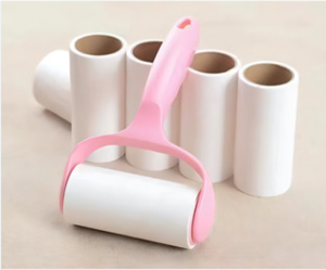 Combo Cây Lăn Bụi Quần Áo 10cm Kèm 6 Lõi Lọc Họa Tiết Ngẫu Nhiên