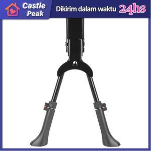 Sepeda Kickstand dengan Kaki Ganda Kaki Model Motor Standard Sepeda Tengah Ganda
