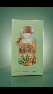 【Free Gift 】 10Pcs 300Ml Herbal Bubble Hair Dye Shampoo Natural Plant Long-Lasting Hair Color